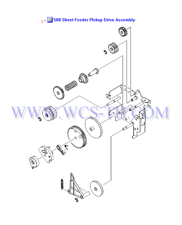 HP LaserJet 4300 Pickup Drive Assembly
