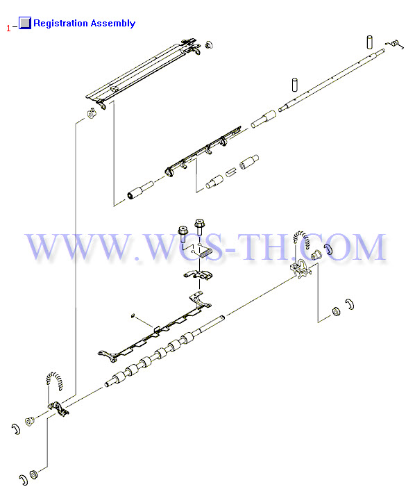 HP LaserJet 4300 Registration Assembly