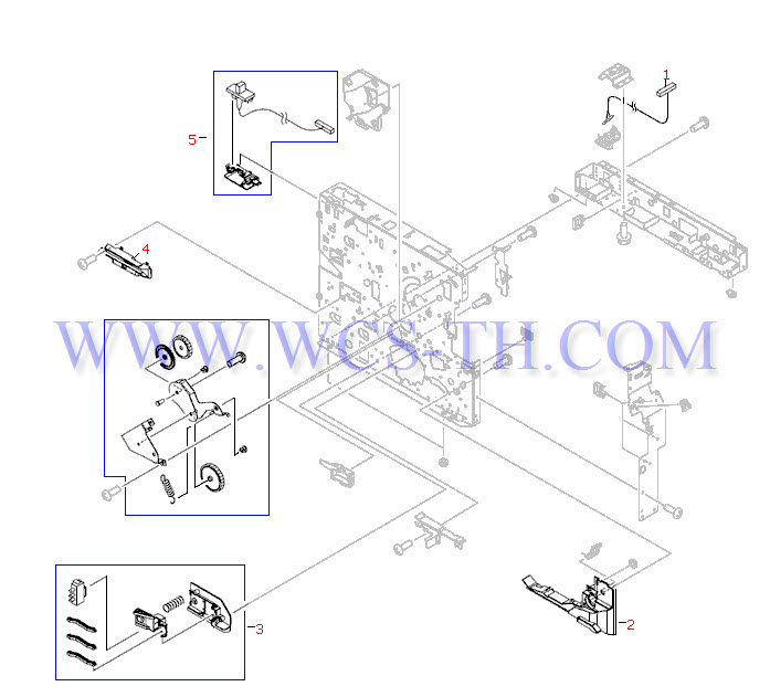 HP LaserJet 4300 Right-side Assemblies