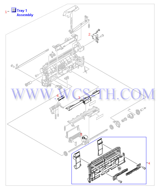 HP LaserJet 4300 Tray 1 Assembly