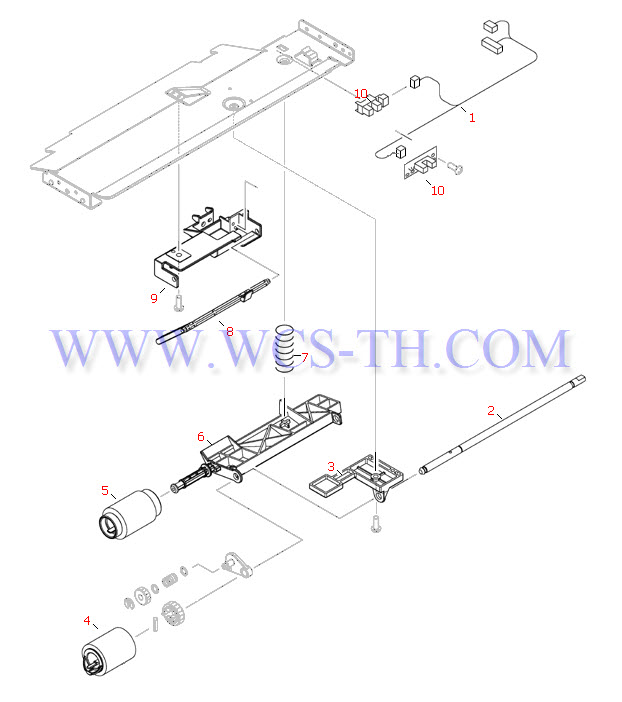 HP LaserJet 4300 Tray 2 Pickup Assembly