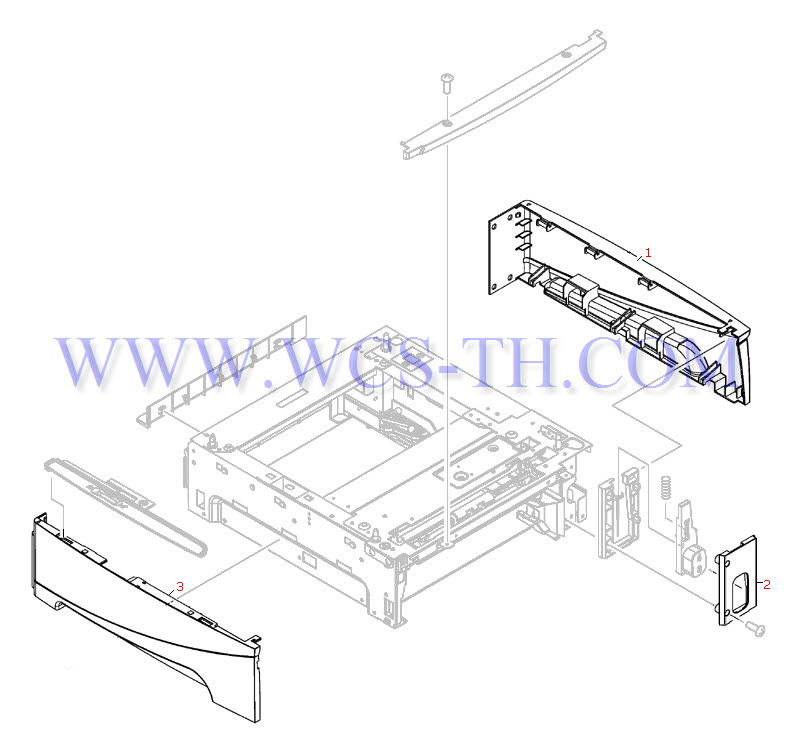 HP LaserJet 4300 500 Sheet Feeder Covers and Panels