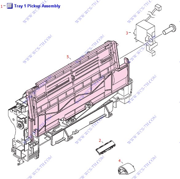 HP LaserJet 4350 Tray 1 Pickup Assembly