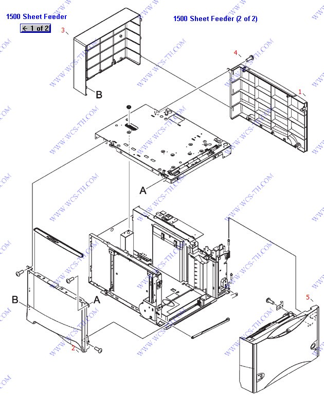 HP LaserJet 4350 1500 Sheet Feeder (2 of 2)