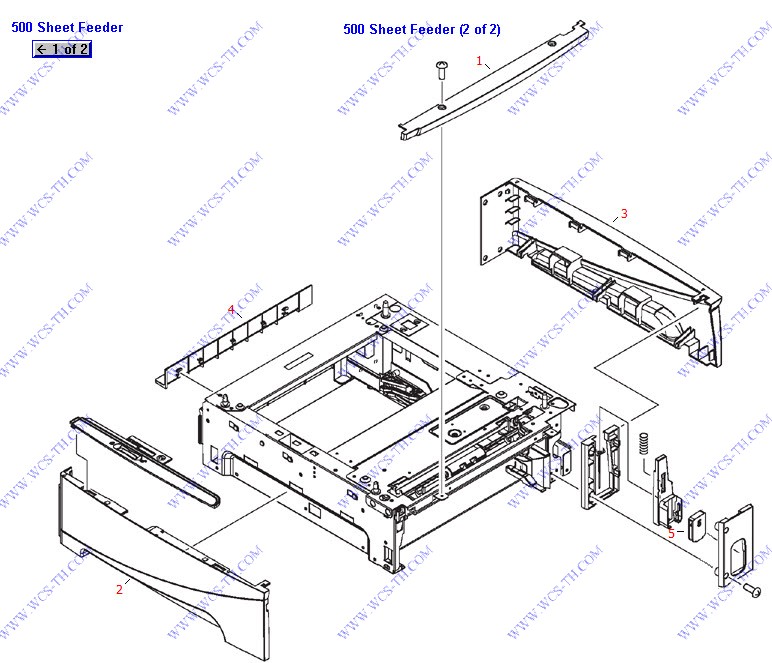 HP LaserJet 4350 500 Sheet Feeder (2 of 2)