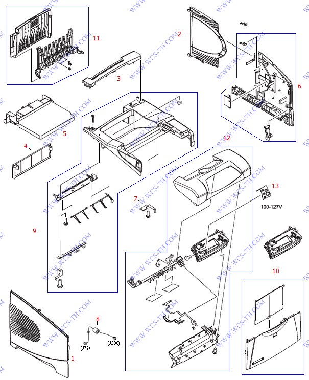 HP LaserJet 4350 Covers