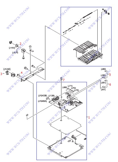 HP LaserJet 4350 Electrical Components