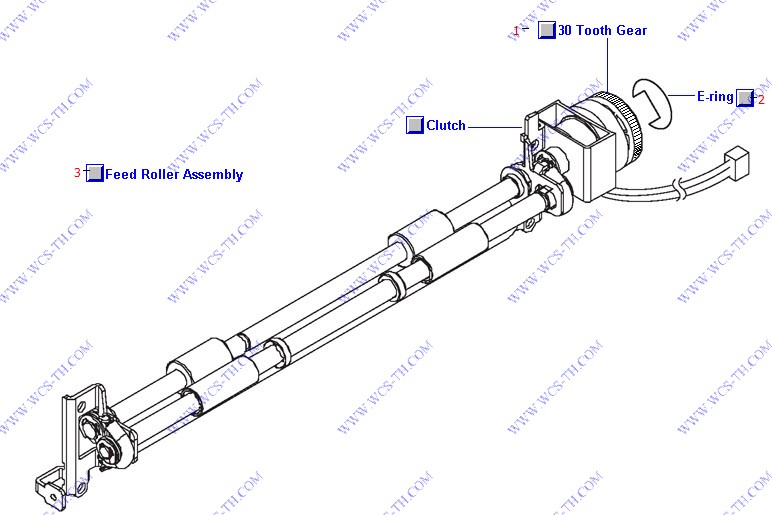 HP LaserJet 4350 Feed Roller Assembly