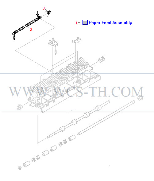 HP LaserJet 5100 Paper Feed Roller Assembly