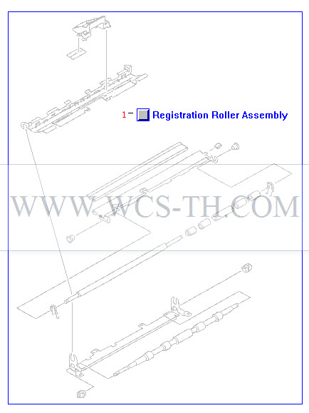 HP LaserJet 5100 Registration Roller Assembly