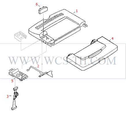 HP LaserJet 5100 Upper Cover Assembly