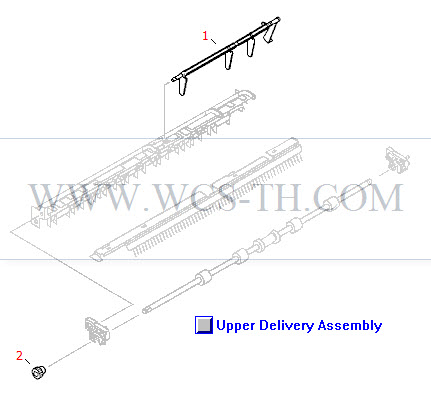 HP LaserJet 5100 Upper Delivery Assembly