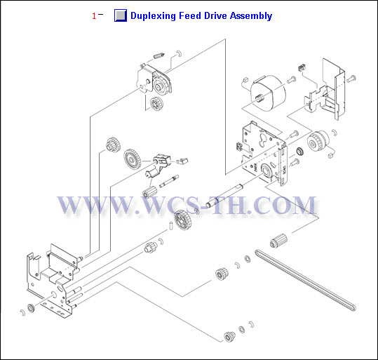HP LaserJet 5200 Duplexer Feed Drive Assembly