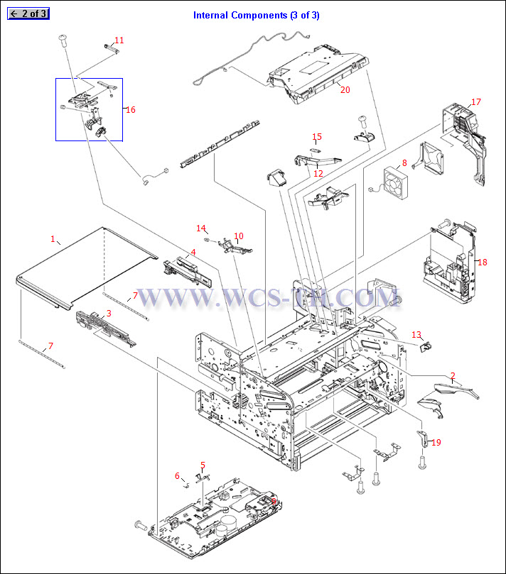 HP LaserJet 5200 Internal Components (3 of 3)