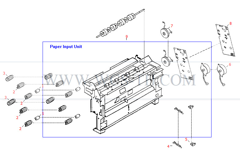 HP LaserJet 8000 Paper Pickup Assembly