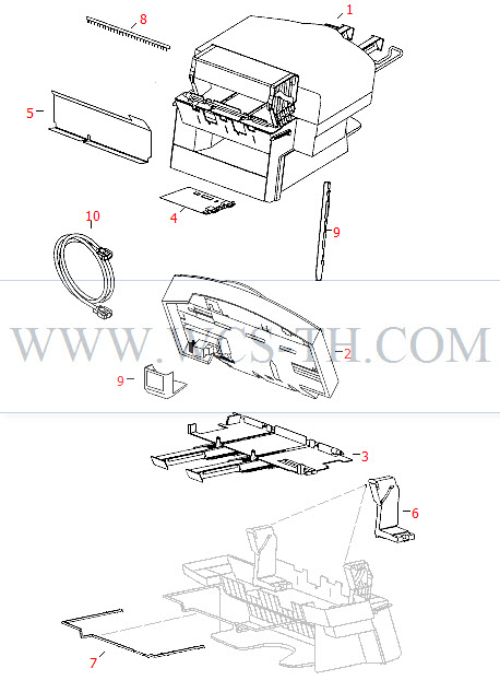 HP LaserJet 8000 Stapler