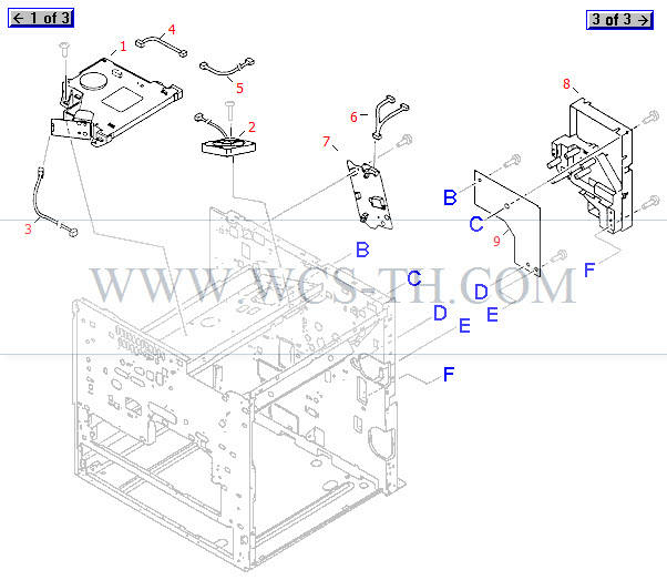 HP LaserJet 8000 Internal Components (2 of 3)
