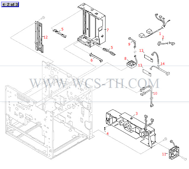 HP LaserJet 8000 Internal Components (3 of 3)