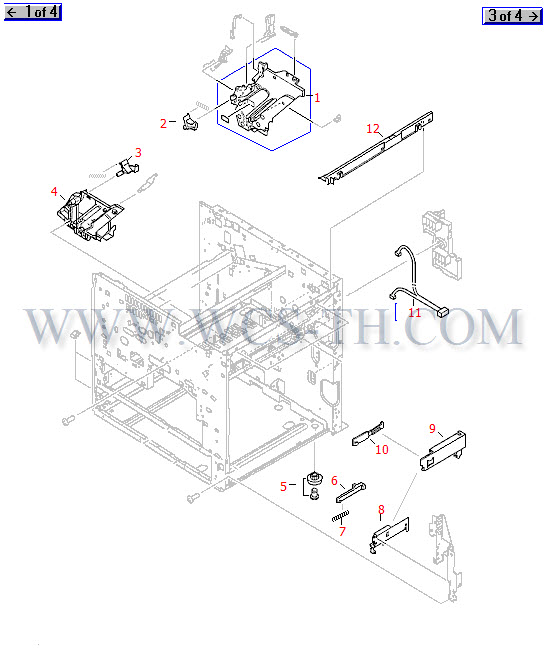 HP LaserJet 8100 Internal Components (2 of 4)