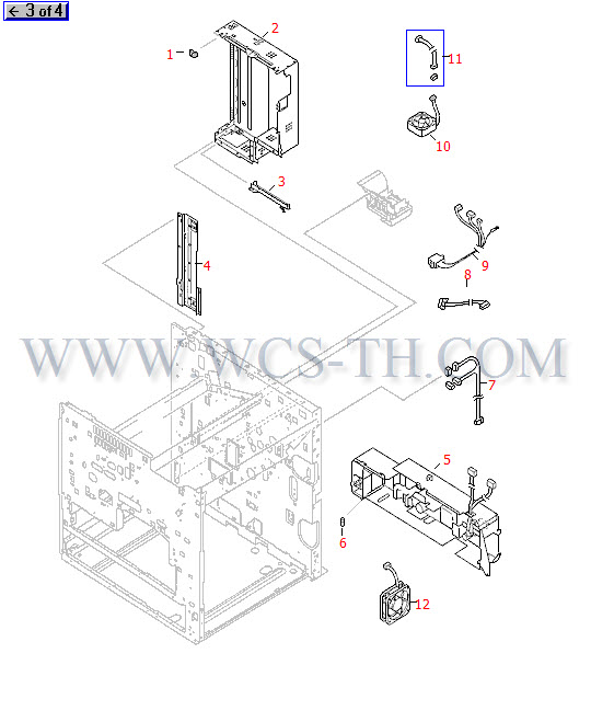 HP LaserJet 8100 Internal Components (4 of 4)