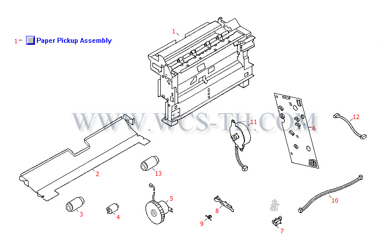 HP LaserJet 8100 Paper Pickup Assembly