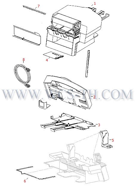 HP LaserJet 8100 Stapler