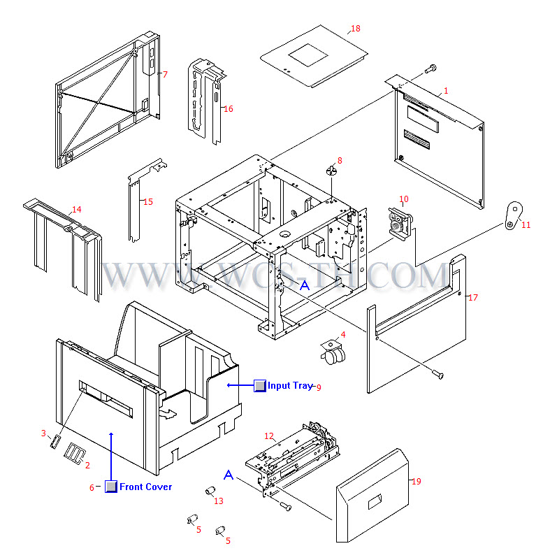 HP LaserJet 8100 2000 Sheet Input Tray (1 of 2)