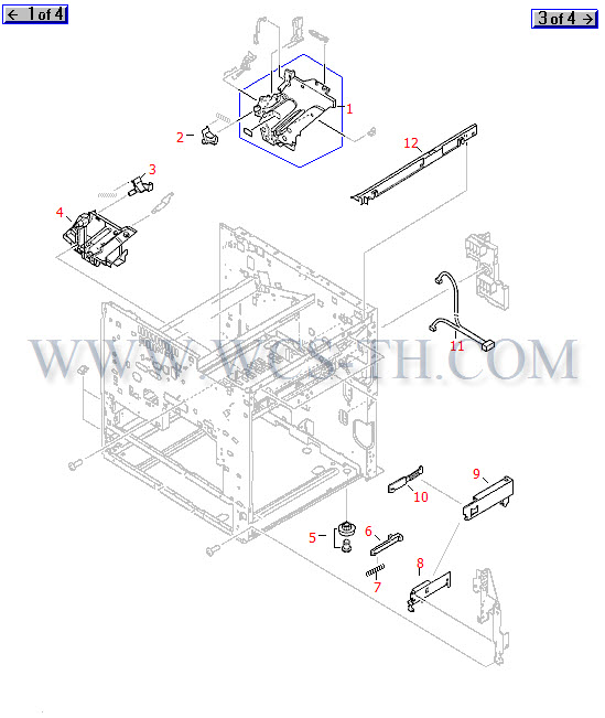 HP LaserJet 8150 Internal Components (2 of 4)