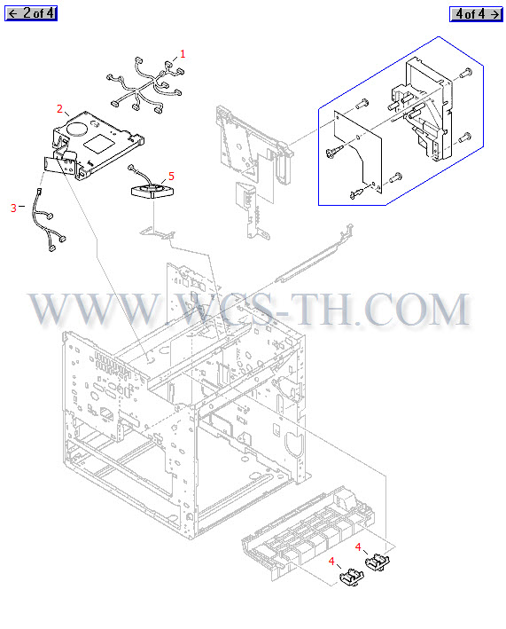 HP LaserJet 8150 Internal Components (3 of 4)