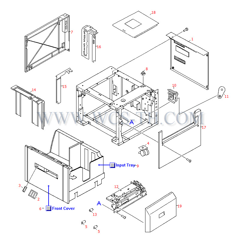 HP LaserJet 8150 2000 Sheet Input Tray (1 of 2)