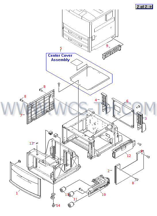 HP LaserJet 9000 2000 Sheet Feeder 1 of 2