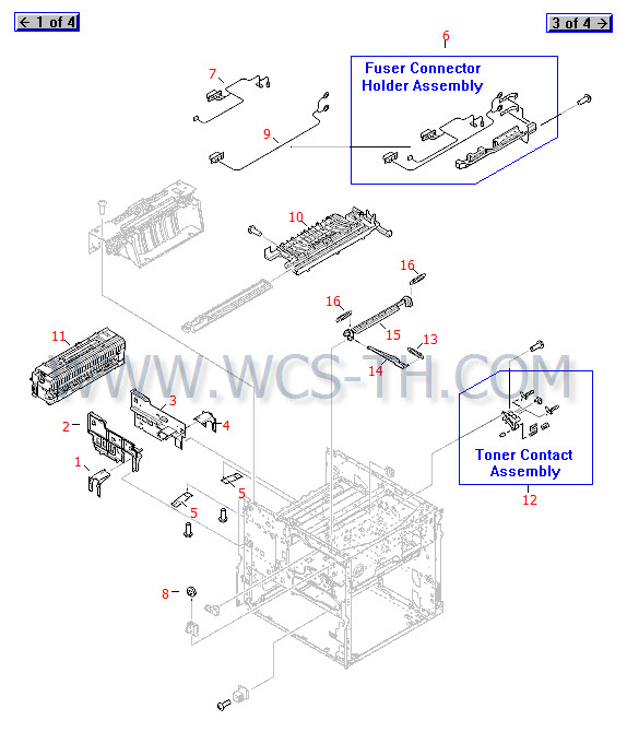 HP LaserJet 9000 Internal Components (2 of 4)