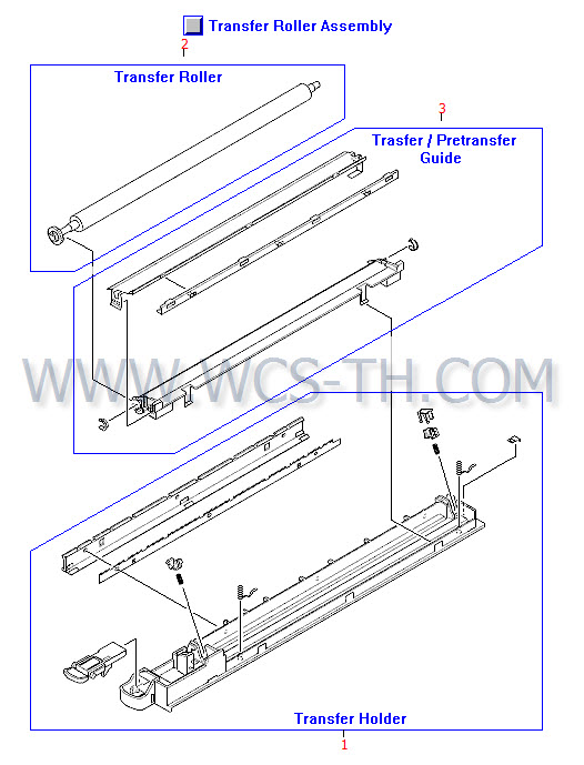 HP LaserJet 9000 Transfer Roller Assembly