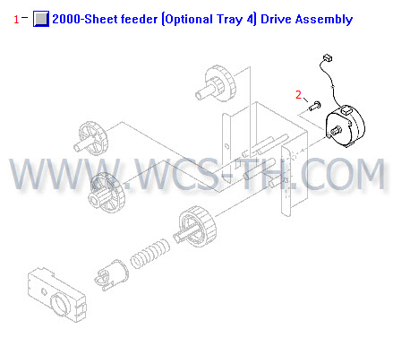 HP LaserJet 9000 Tray 4 Drive Assembly