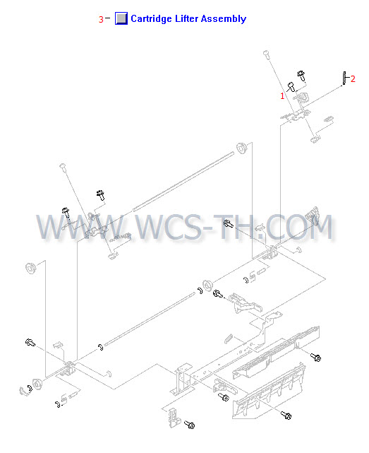 HP LaserJet 9000 Cartridge Lifter Assembly
