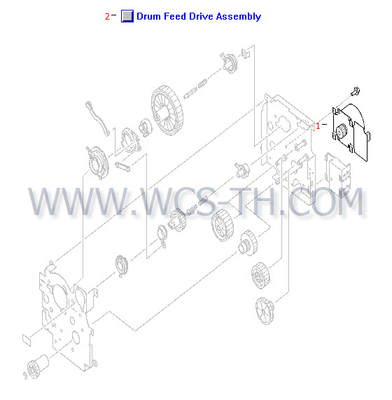 HP LaserJet 9000 Drum Feed Drive Assembly