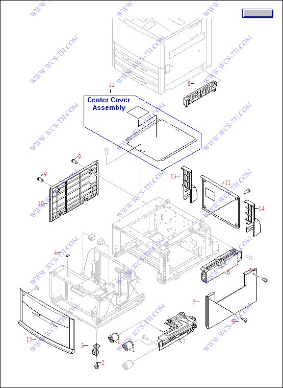 HP LaserJet 9050 2000 Sheet Feeder (1 of 2)