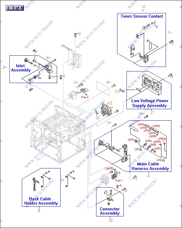 HP LaserJet 9050 Internal Components (4 of 4)