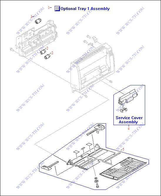 HP LaserJet 9050 Optional Tray 1 Assembly