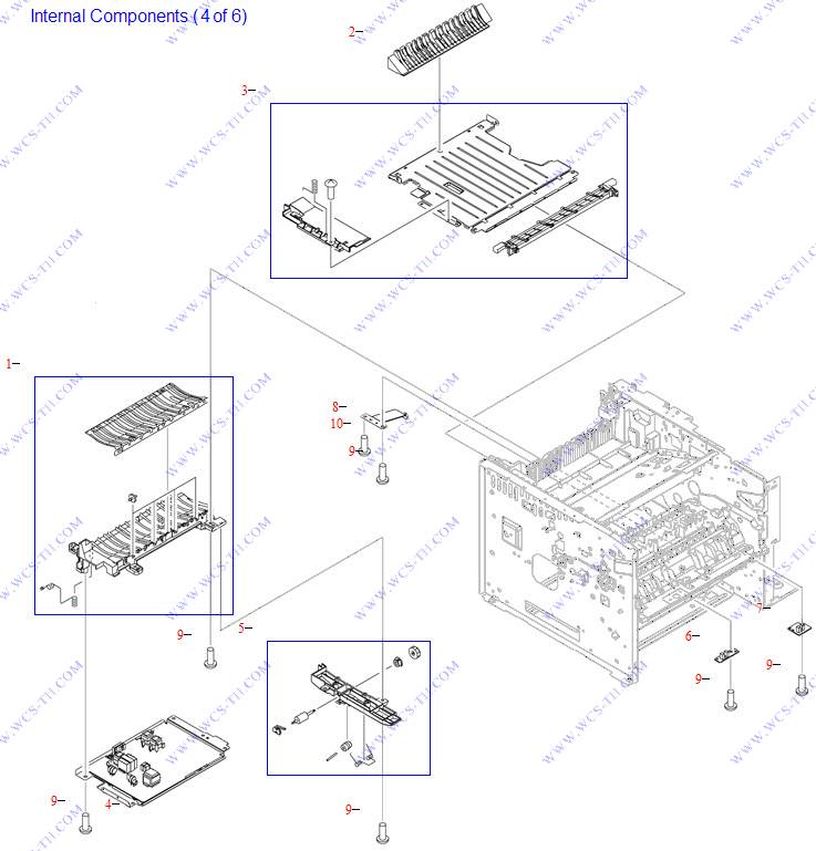HP LaserJet M3035 Internal components (4 of 6)