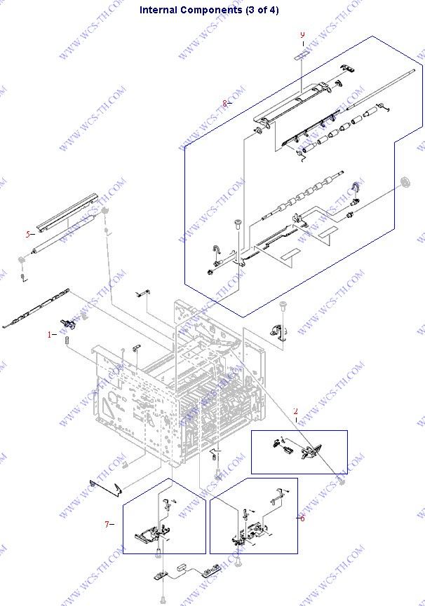 HP LaserJet P2014 Internal components (3 of 4)