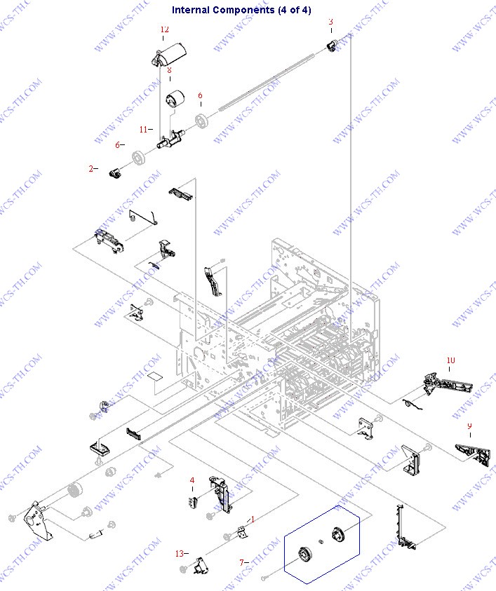 HP LaserJet P2014 Internal components (4 of 4)