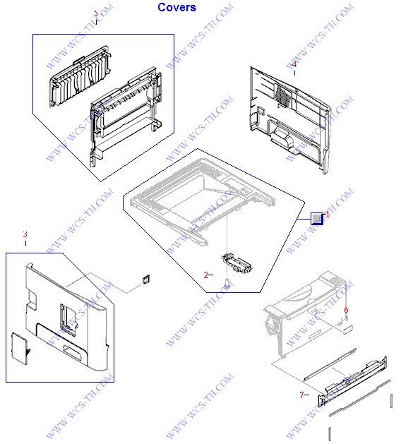 HP LaserJet P2014 Covers