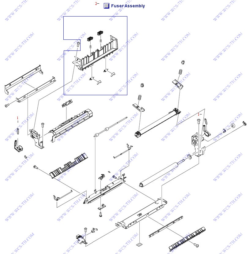 HP LaserJet P2014 Fuser assembly