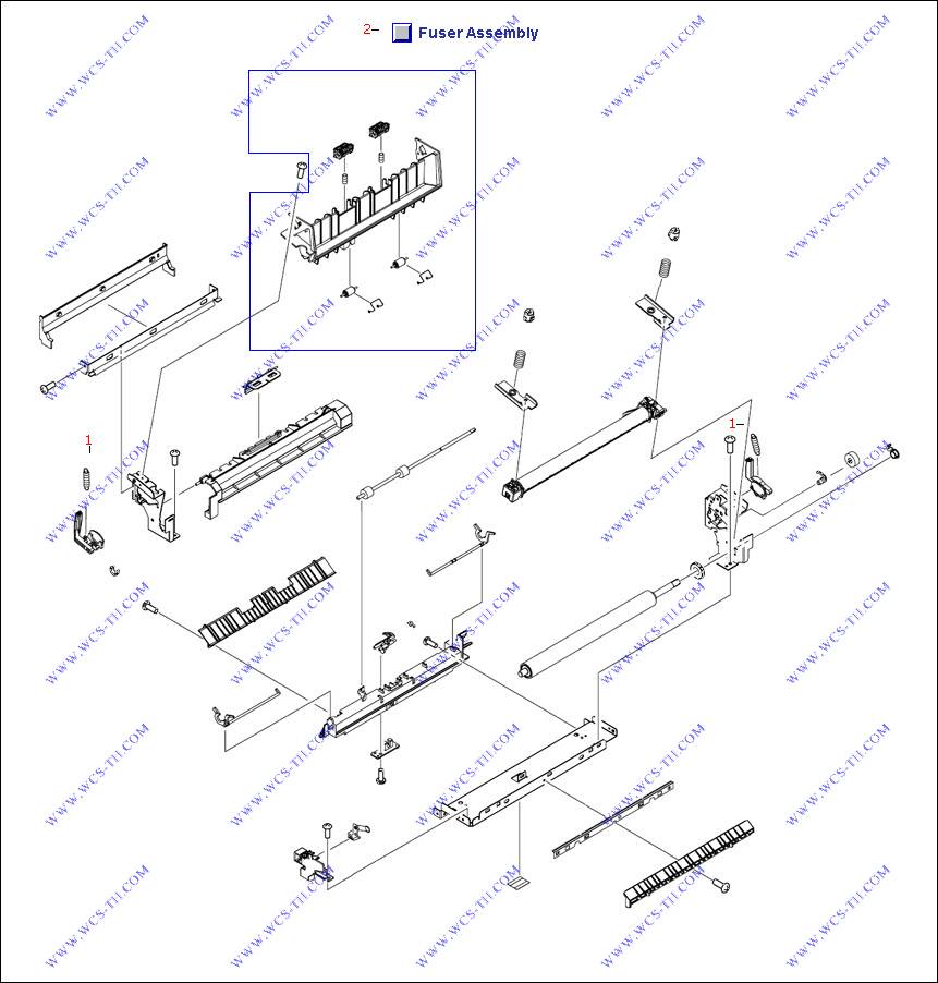 HP LaserJet P2015 Fuser assembly