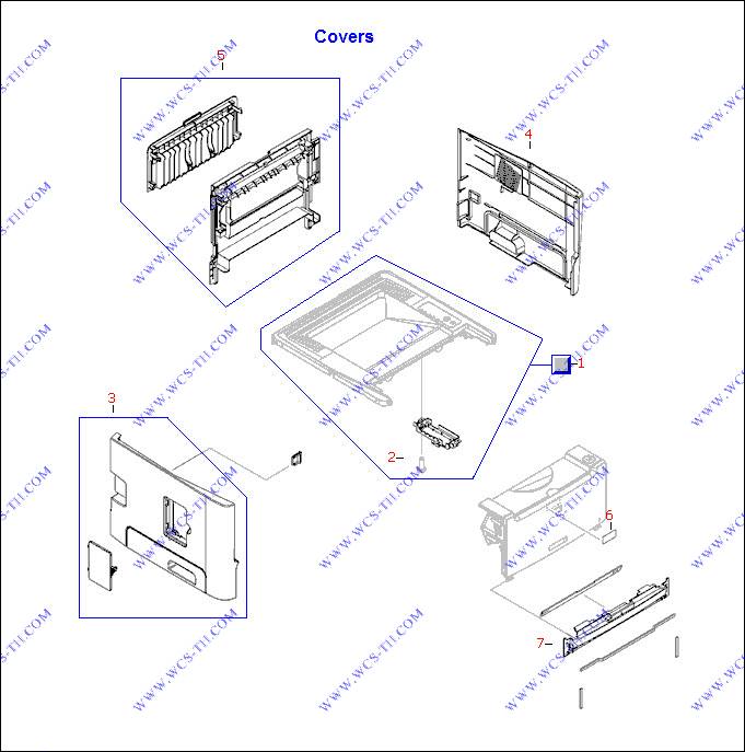 HP LaserJet P2015 Covers