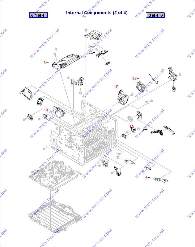 HP LaserJet P2015 Internal components (2 of 4)