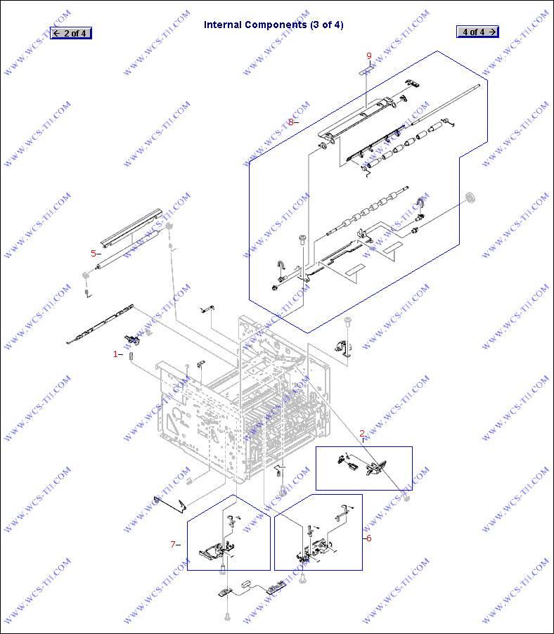HP LaserJet P2015 Internal components (3 of 4)