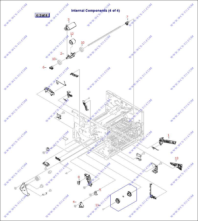 HP LaserJet P2015 Internal components (4 of 4)