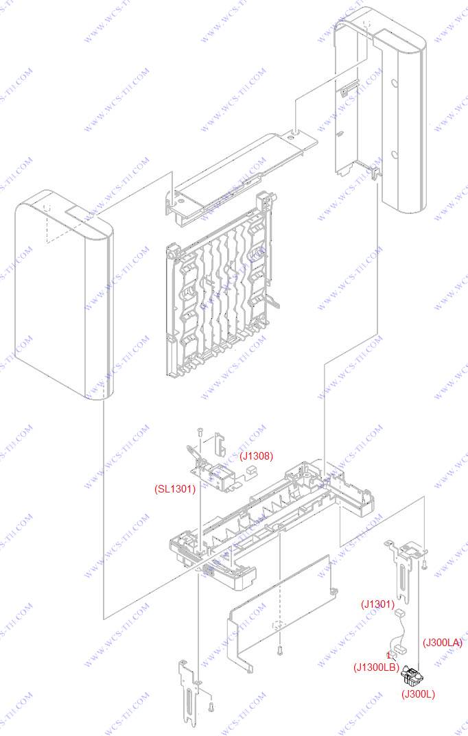 HP LaserJet P4015 Multi-bin mailbox covers